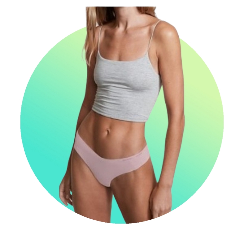 🪷3/$20🪷 Pink  Nude Victoria's Secret Sexy Illusions No Show Thong Nude XXL